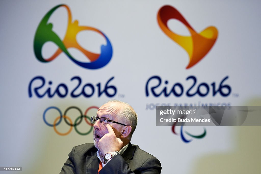 Rio 2016 Paralympic Games - Press Conference with International Paralympic Committee President Sir Philip Craven