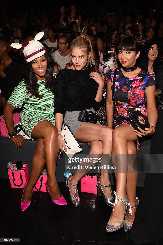 Betsey Johnson - Front Row - Spring 2016 New York Fashion Week: The Shows