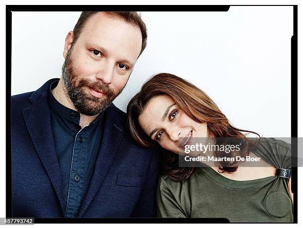 Actress Rachel Weisz and director Yorgos Lanthimos from "The Lobster" pose for a portrait during the 2015 Toronto International Film Festival at the...