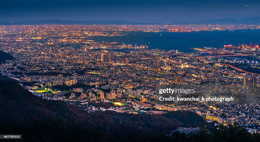 Night View of Osaka Bay