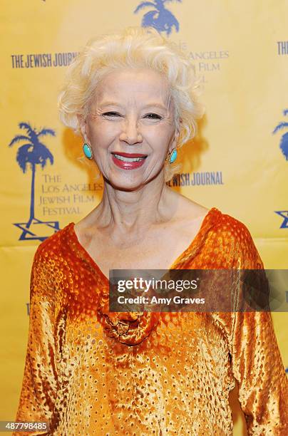 France Nuyen attends the Opening Night Gala of the LA Jewish Film Festival Honoring Carl Reiner on May 1, 2014 in Los Angeles, California.