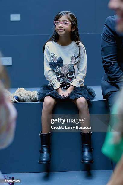 Guest seen around Moynihan Station during Spring 2016 New York Fashion Week: The Shows - Day 1 on September 10, 2015 in New York City.