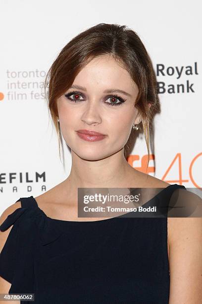 Actress Marilyn Lima attends the "Bang Gang " photo call during the 2015 Toronto International Film Festival at The Elgin on September 11, 2015 in...