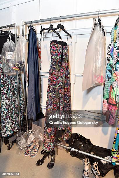 Atmosphere at the Nicole Miller show during Spring 2016 New York Fashion Week at The Gallery, Skylight at Clarkson Sq on September 11, 2015 in New...