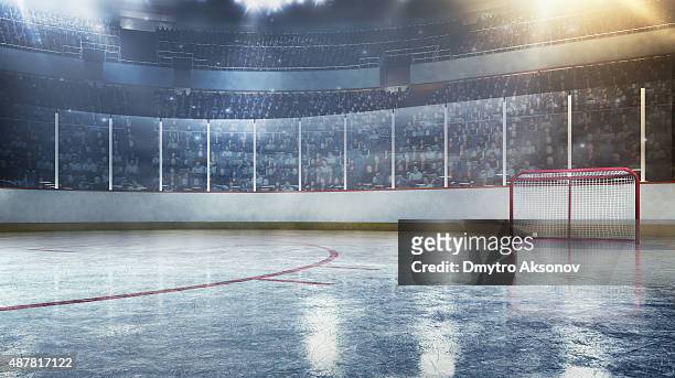 hockey arena - ice hockey stockfoto's en -beelden