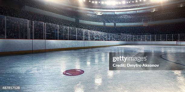 hockey arena - hockey background stock-fotos und bilder