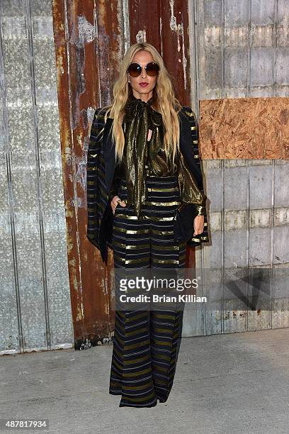 Stylist Rachel Zoe attends the Givenchy show during Spring 2016 New York Fashion Week at Pier 26 on September 11, 2015 in New York City.