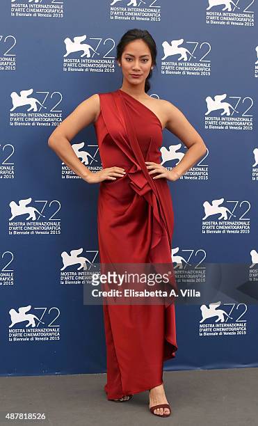 Actress Tara Basro attends a photocall for 'A Copy Of My Mind' during the 72nd Venice Film Festival at Palazzo del Casino on September 11, 2015 in...