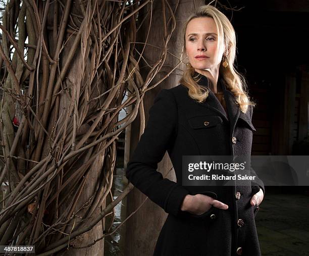 Documentary filmmaker and actor Jennifer Siebel Newsom is photographed for the Guardian on February 18, 2014 in London, England.