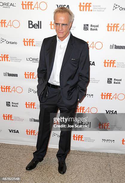 Actor Christopher Lambert attends the "Un Plus Une" photo call during the 2015 Toronto International Film Festival at Winter Garden Theatre on...