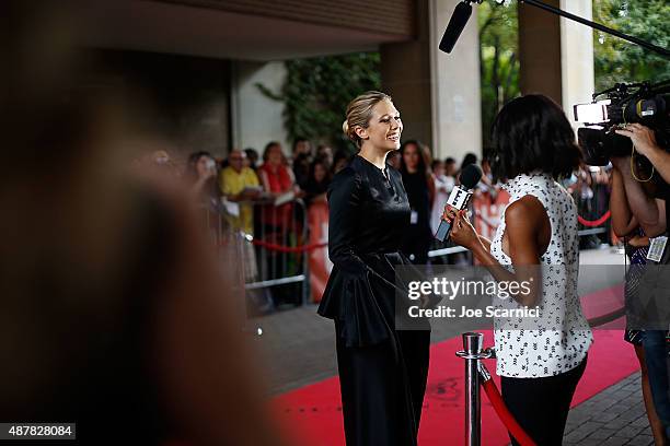 Elizabeth Olsen attends the 2015 Toronto International Film Festival - "I Saw The Light" Premiere at Ryerson Theatre on September 11, 2015 in...