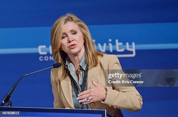 Representative Marsha Blackburn speaks during the 2nd Annual Creativity Conference presented by the Motion Picture Association of America at The...