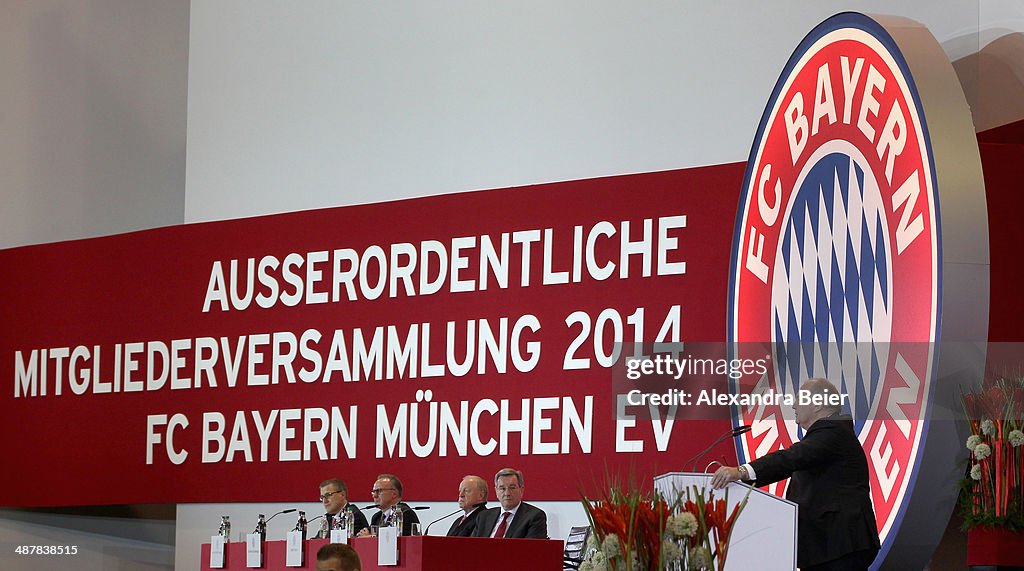 FC Bayern Muenchen eV - Extraordinary Members Meeting