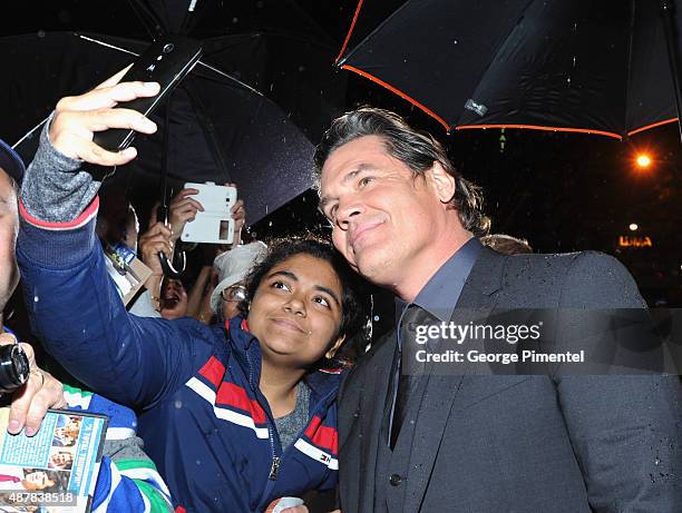 Actor Josh Brolin attends the "Sicario" premiere during the 2015 Toronto International Film Festival at Princess of Wales Theatre on September 11,...