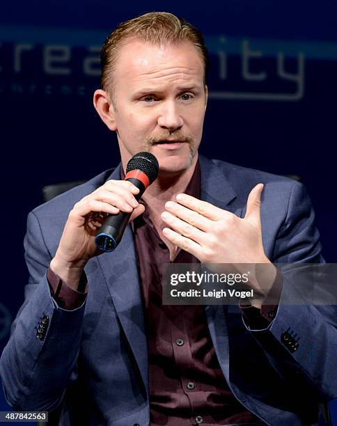 Filmmaker Morgan Spurlock attends the 2nd Annual Creativity Conference presented by the Motion Picture Association of America at The Newseum on May...