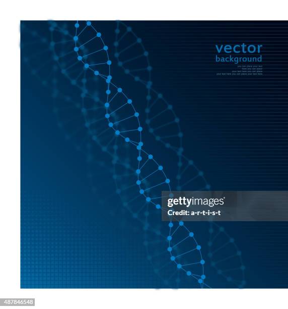 dna background - dna strand stock illustrations