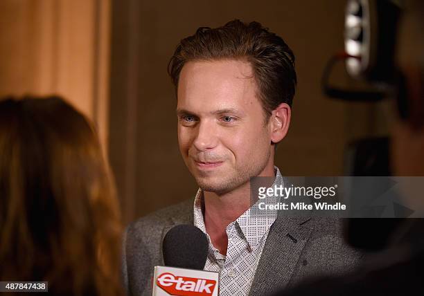 Actor Patrick J. Adams attends the 5th Annual Producers Ball presented by Scotiabank in support of The 2015 Toronto International Film Festival at...