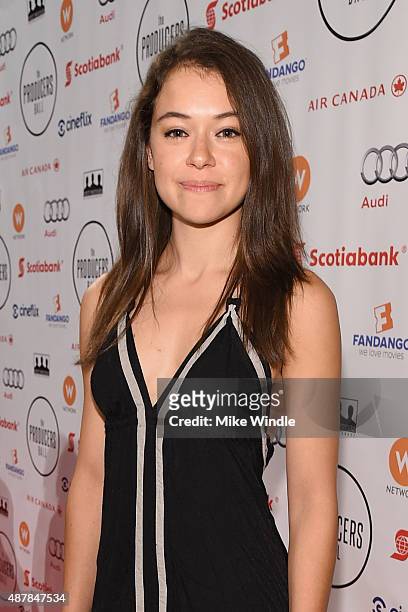 Actress Tatiana Maslany attends the 5th Annual Producers Ball presented by Scotiabank in support of The 2015 Toronto International Film Festival at...