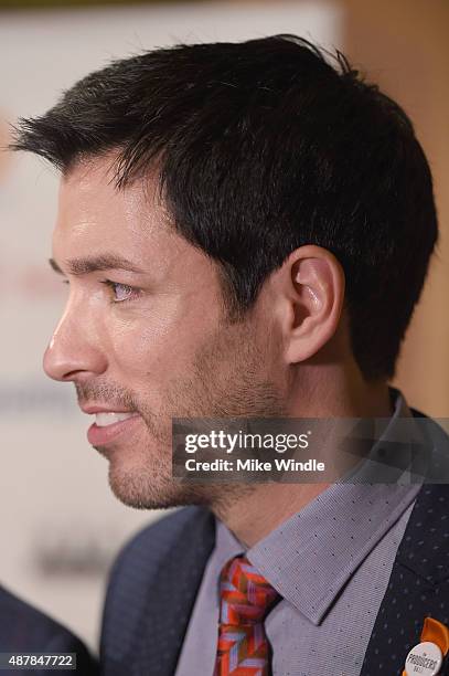 Actor Drew Scott attends the 5th Annual Producers Ball presented by Scotiabank in support of The 2015 Toronto International Film Festival at Royal...