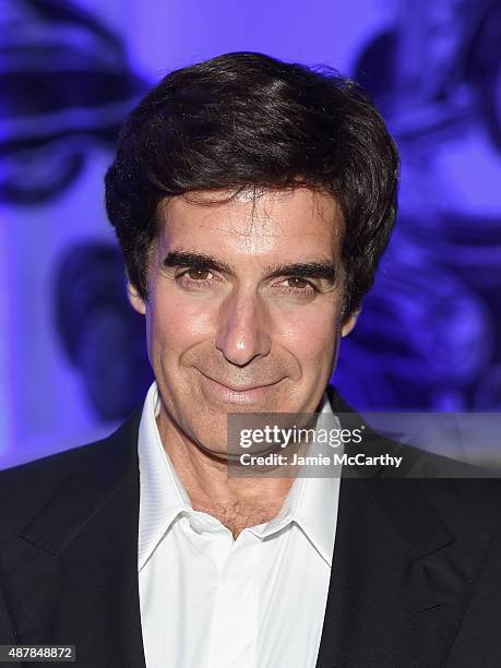 Illusionist David Copperfield attends the Givenchy SS16 after party on September 11, 2015 in New York City.