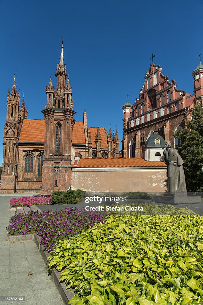 St Anne Church in Vilnius, Lithuania