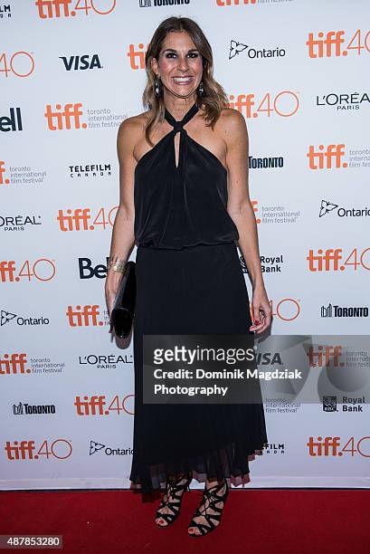 Producer Molly Smith attends the "Sicario" premiere during the Toronto International Film Festival at the Princess of Wales Theatre on September 11,...