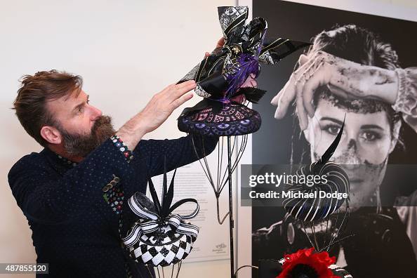 Philp Rhodes Phillip Rhodes attends to his Millinery display in the Panorama... News ...