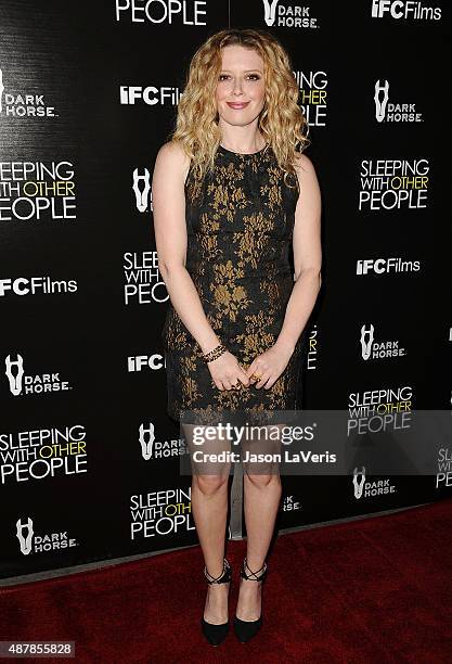 Actress Natasha Lyonne attends the premiere of "Sleeping With Other People" at ArcLight Cinemas on September 9, 2015 in Hollywood, California.