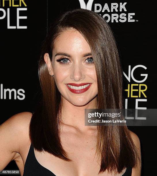 Actress Alison Brie attends the premiere of "Sleeping with Other People" at ArcLight Cinemas on September 9, 2015 in Hollywood, California.