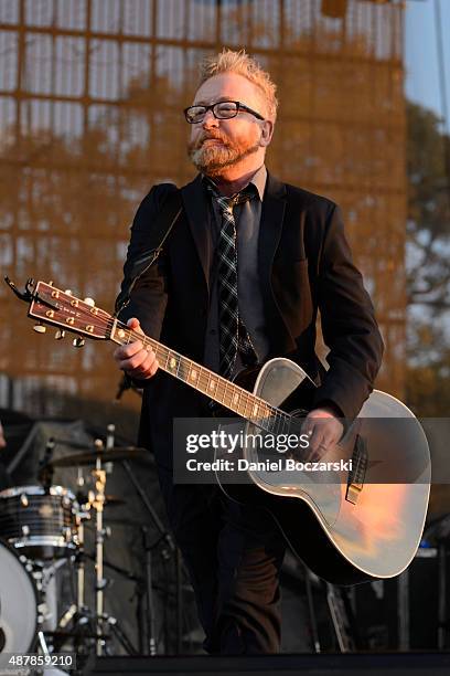 Dave King of Flogging Molly performs during Riot Fest Chicago 2015 at Douglas Park on September 11, 2015 in Chicago, Illinois.