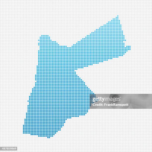 ilustraciones, imágenes clip art, dibujos animados e iconos de stock de jordan mapa punto azul de patrón - jordan middle east