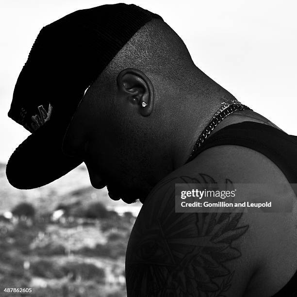 American R&B and pop record producer and singer-songwriter The-Dream for Spec on January 1, 2012 in Los Angeles, California.