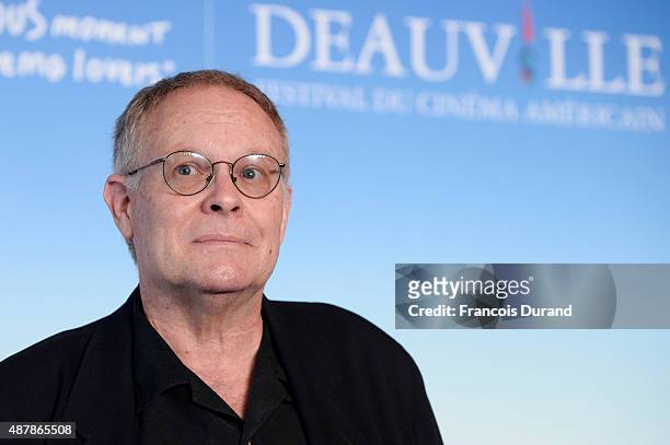 Eric Overmyer attends a photocall during the 41st Deauville American Film Festival on September 12, 2015 in Deauville, France.
