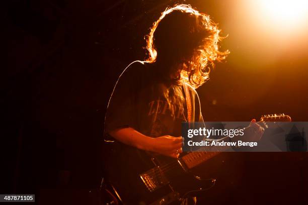 Laura-Mary Carter of Blood Red Shoes performs on stage at The Cockpit to open Live At Leeds music festival on May 2, 2014 in Leeds, United Kingdom.