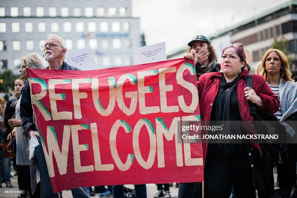 SWEDEN-EUROPE-MIGRANTS-DEMO