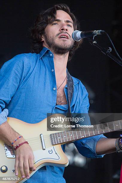 Jack Savoretti performs on the Main Stage at Blackheath Common on September 12, 2015 in London, England.