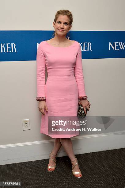 Actress Anna Chlumsky attends the White House Correspondents' Dinner Weekend Pre-Party hosted by The New Yorker's David Remnick at the W Hotel...
