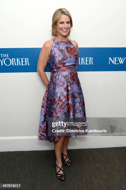 Journalist Savannah Guthrie attends the White House Correspondents' Dinner Weekend Pre-Party hosted by The New Yorker's David Remnick at the W Hotel...