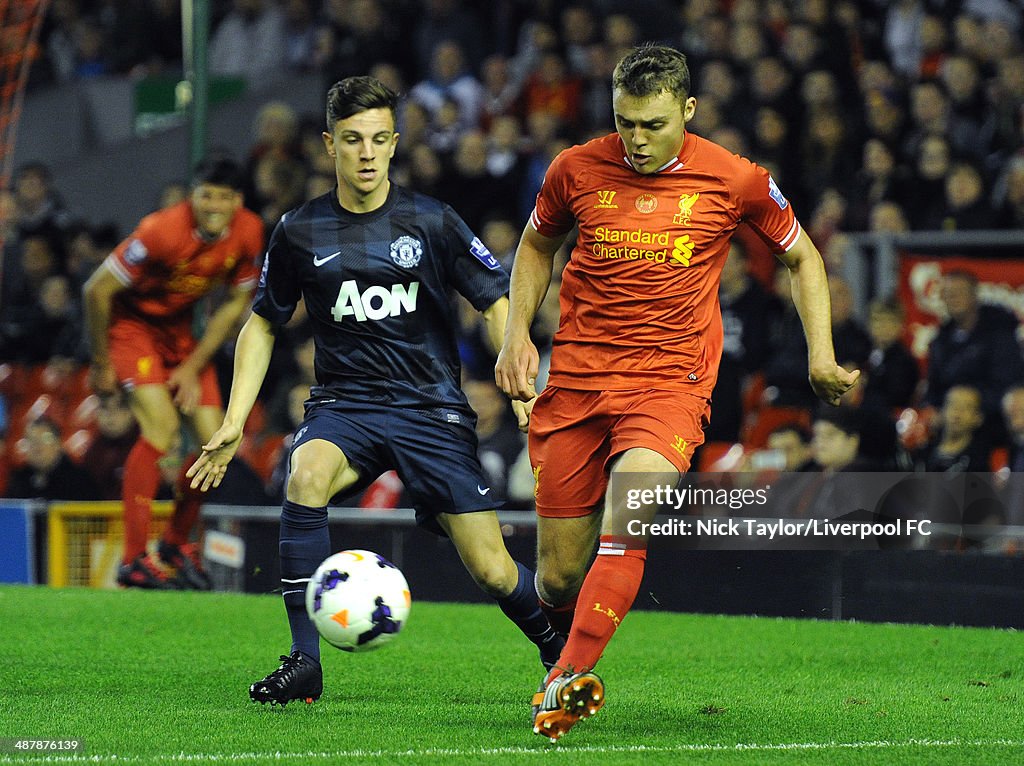 Liverpool v Manchester United - Barclays U21 Premier League Semi Final