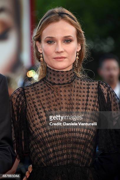 Diane Kruger attends the closing ceremony and premiere of 'Lao Pao Er' during the 72nd Venice Film Festival on September 12, 2015 in Venice, Italy.