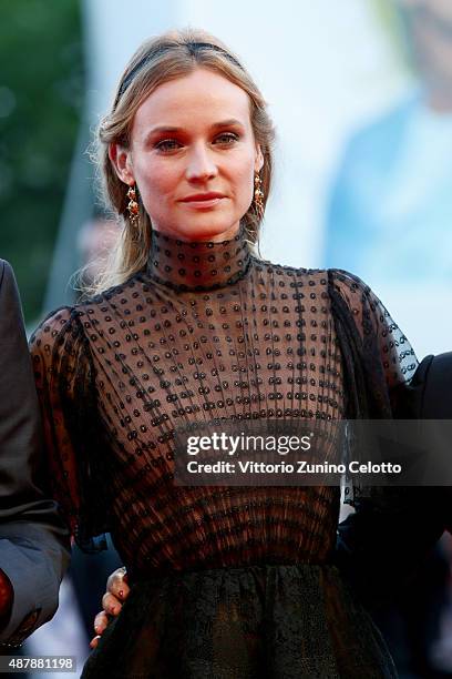 Diane Kruger attends the closing ceremony and premiere of 'Lao Pao Er' during the 72nd Venice Film Festival on September 12, 2015 in Venice, Italy.