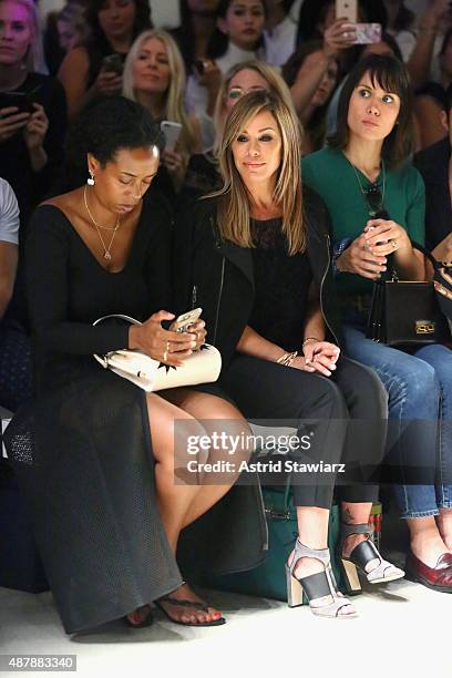 Melissa Rivers attends the Rebecca Minkoff Runway Show SS 16 with TRESemme at The Gallery, Skylight at Clarkson Sq on September 12, 2015 in New York...