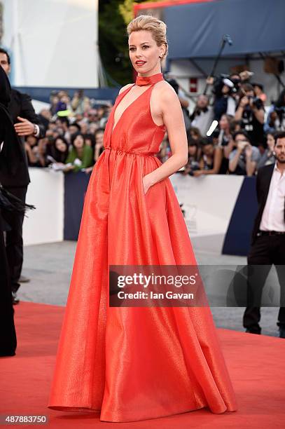 Elizabeth Banks attends the closing ceremony and premiere of 'Lao Pao Er' during the 72nd Venice Film Festival on September 12, 2015 in Venice, Italy.