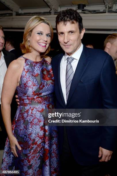 Journalist Savannah Guthrie and The New Yorker Editor David Remnick attend the White House Correspondents' Dinner Weekend Pre-Party hosted by The New...