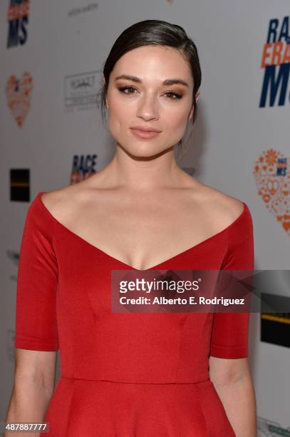 Actress Crystal Reed attends the 21st annual Race to Erase MS at the Hyatt Regency Century Plaza on May 2, 2014 in Century City, California.