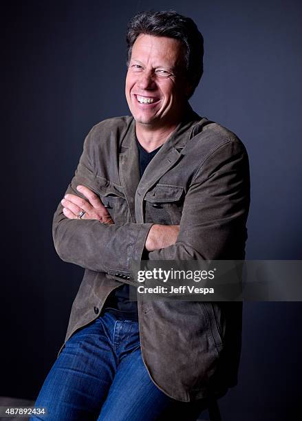Director Gavin Hood from "Eye In The Sky" poses for a portrait during the 2015 Toronto International Film Festival at the TIFF Bell Lightbox on...