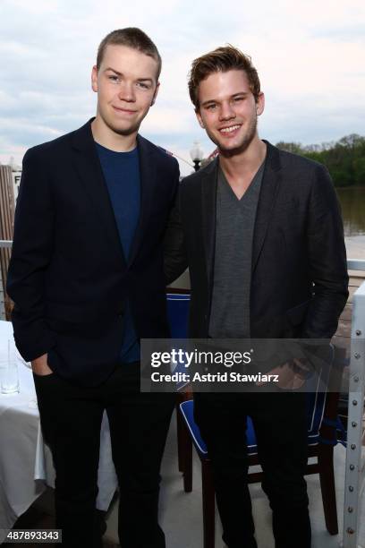 Will Poulter and Jeremy Irvine attend the Dom Perignon and Eric Podwall host of the evening before The White House Correspondents' Dinner at Fiola...