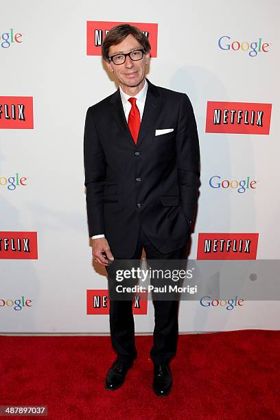 German Diplomat Peter Wittig walks the red carpet at Google/Netflix White House Correspondent's Weekend Party at United States Institute of Peace on...