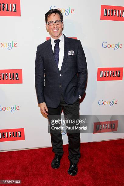 Actor Dan Bucatinsky walks the red carpet at Google/Netflix White House Correspondent's Weekend Party at United States Institute of Peace on Friday,...