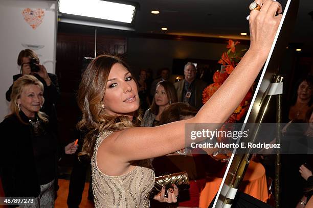 Personality Daisy Fuentes attends the 21st annual Race to Erase MS at the Hyatt Regency Century Plaza on May 2, 2014 in Century City, California.